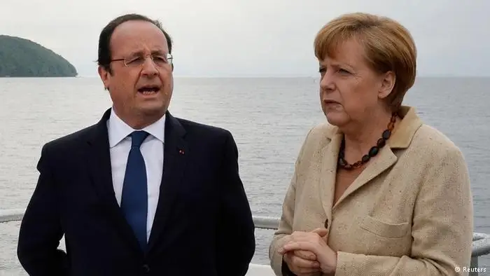 Франсуа Олланд и Ангела Меркель.