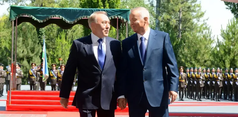 Нурсултан Назарбаев и Ислам Каримов.