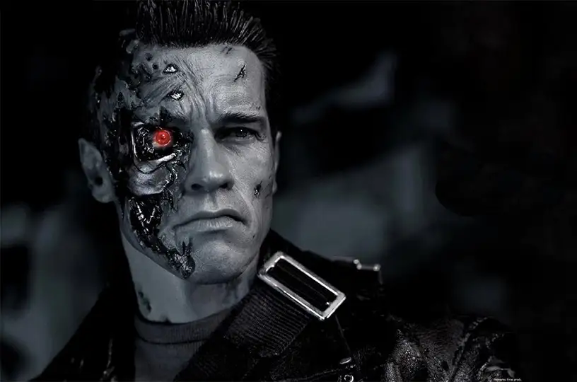 The shot from the movie Terminator Genisys.