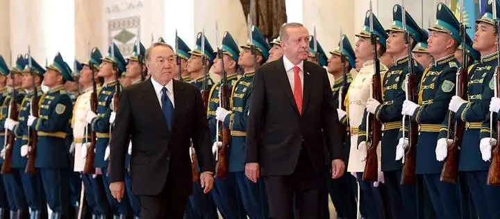 Нурсултан Назарбаев и Реджеп Эрдоган