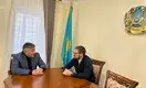 Калетаев встретился с главой наблюдательного совета БТА Банк Украина