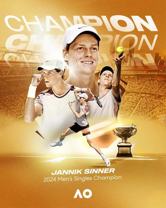 Янник Синнер – победитель Открытого чемпионата Австралии-2024 в мужском одиночном разряде