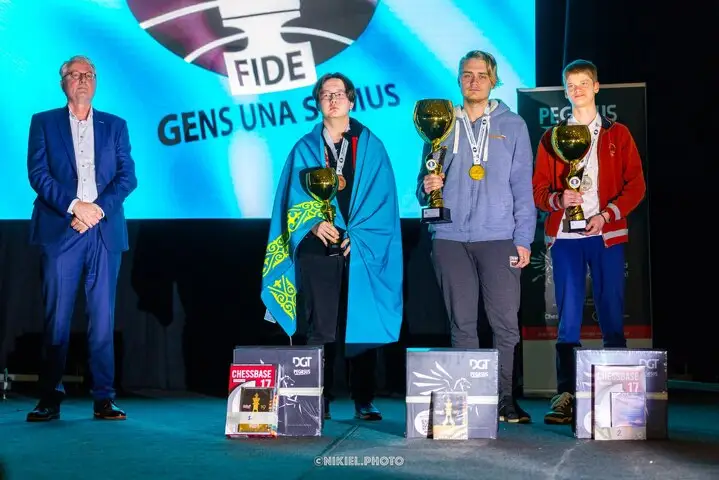 15-летний Алдияр Ансат – бронзовый призёр чемпионата мира-2023 по шахматам в возрастной категории до 18 лет