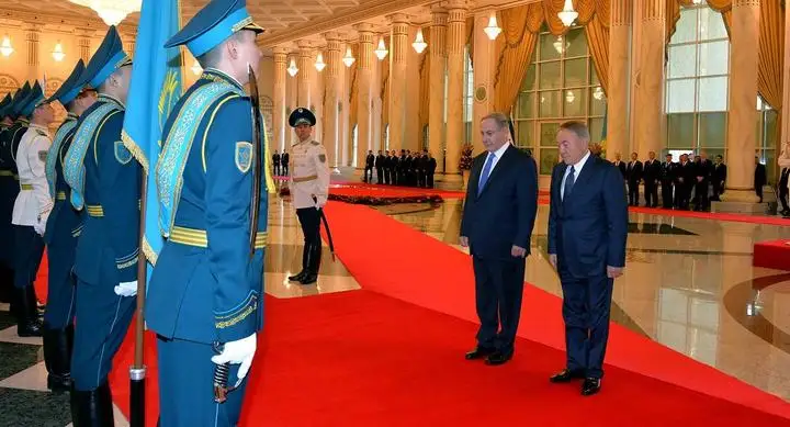 Биньямин Нетаньяху и Нурсултан Назарбаев