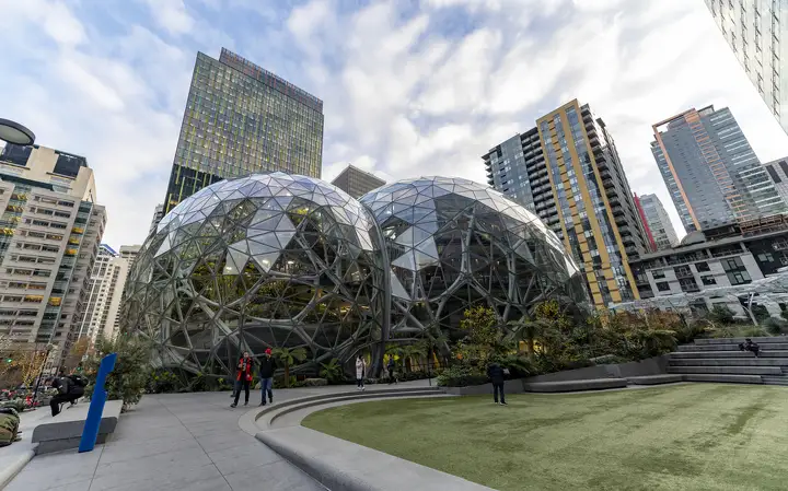 Amazon Spheres, штаб-квартира в Сиэтле