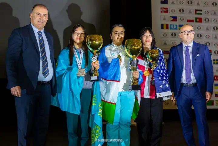 Алматинка Елназ Калиахмет – серебряный призёр чемпионата мира-2023 по шахматам в возрастной категории до 14 лет