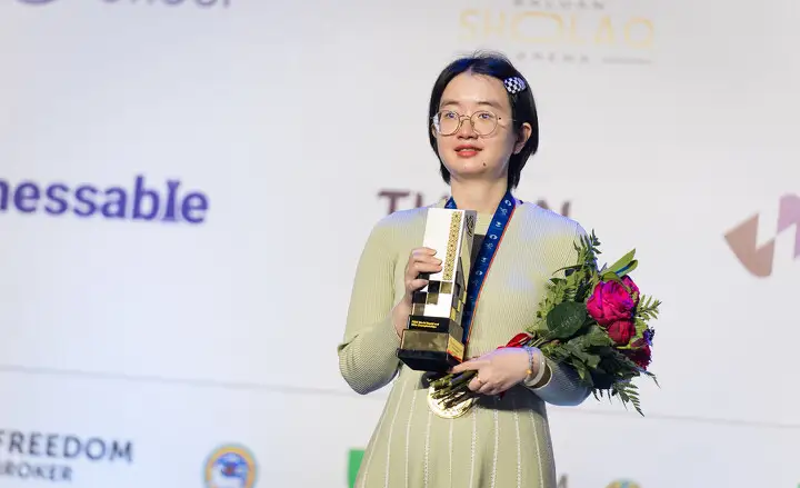 Победительница ЧМ-2022 в рапиде Тань Чжунъи (Китай)