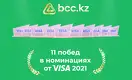 11 побед Банка ЦентрКредит в номинациях Visa 2021