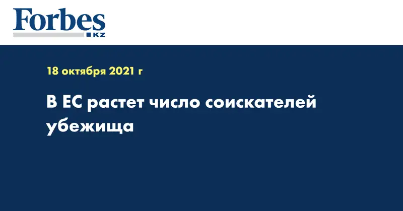 В ЕС растет число соискателей убежища