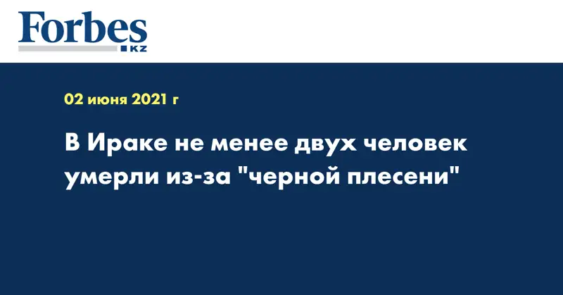 В Ираке не менее двух человек умерли из-за 