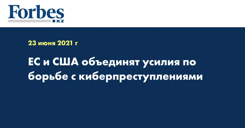 ЕС и США объединят усилия по борьбе с киберпреступлениями