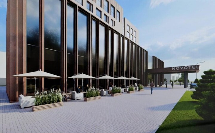 Рендер отеля Novotel в Павлодаре Рендер отеля Novotel в Павлодаре