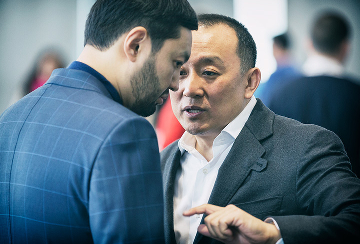 Завсегдатаи рейтингов Forbes Kazakhstan Кенес Рекишев и Вячеслав Ким