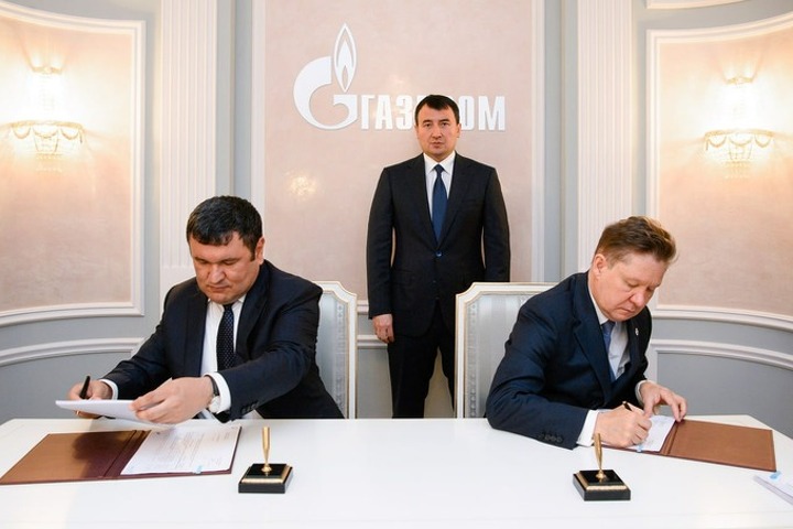 Министр энергетики Узбекистана Журабек Мирзамахмудов и председатель правления «Газпрома» Алексей Миллер. Министр энергетики Узбекистана Журабек Мирзамахмудов и председатель правления «Газпрома» Алексей Миллер.