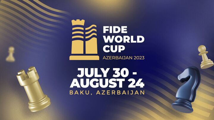 Постер Кубка мира-2023 по шахматам (Баку, Азербайджан)
