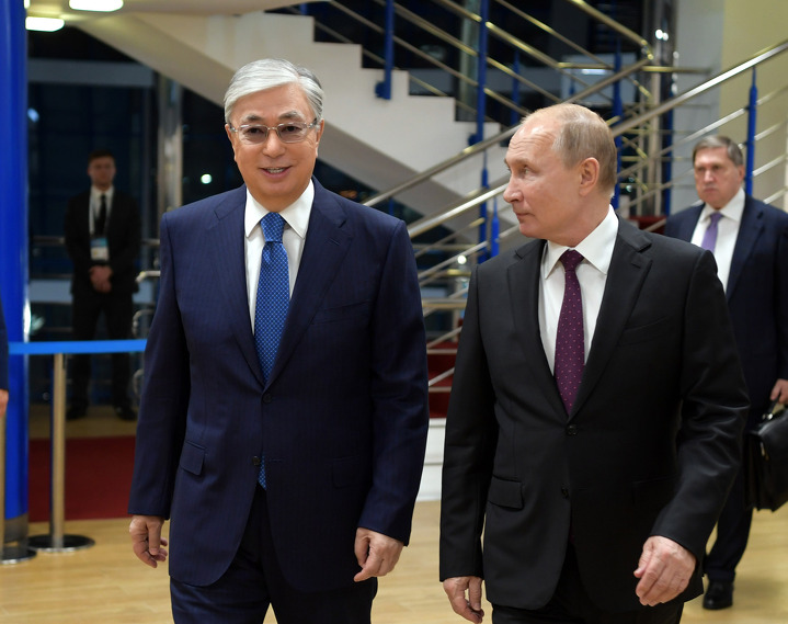 Касым-Жомарт Токаев и Владимир Путин