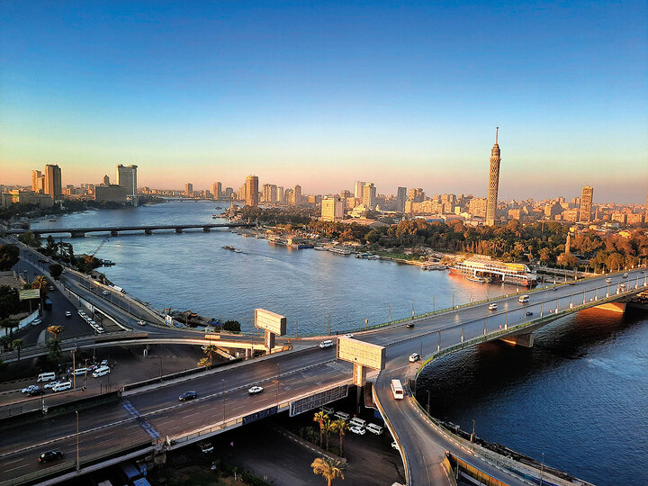 Каир. Вид на Нил