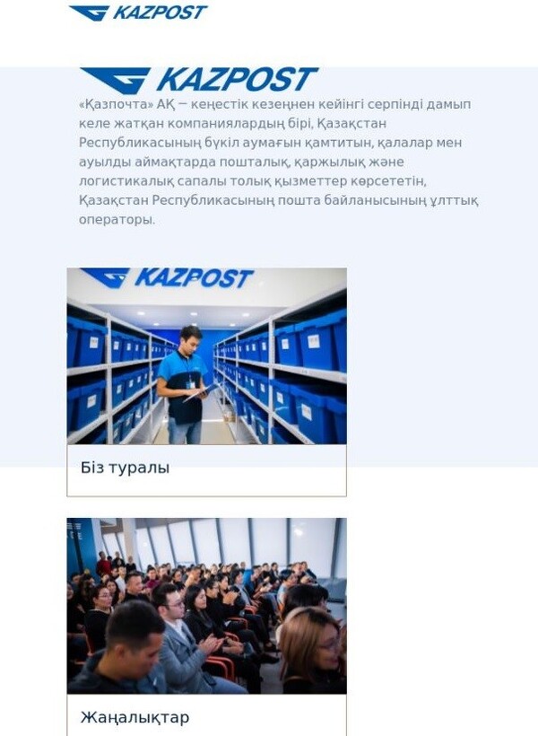 Поддельный сайт отличает «минимализм» с точки зрения числа страниц и полноты информации