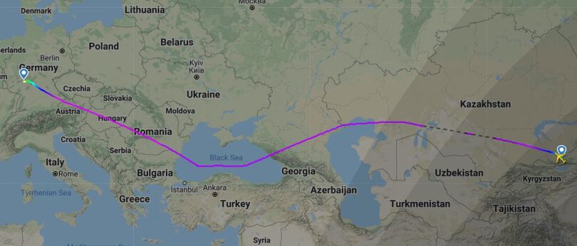 Рейс Lufthansa LH647 из Алматы во Франкфурт 25 мая 2021 Рейс Lufthansa LH647 из Алматы во Франкфурт 25 мая 2021