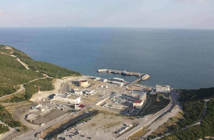 Акватория морского терминала КТК Акватория морского терминала КТК