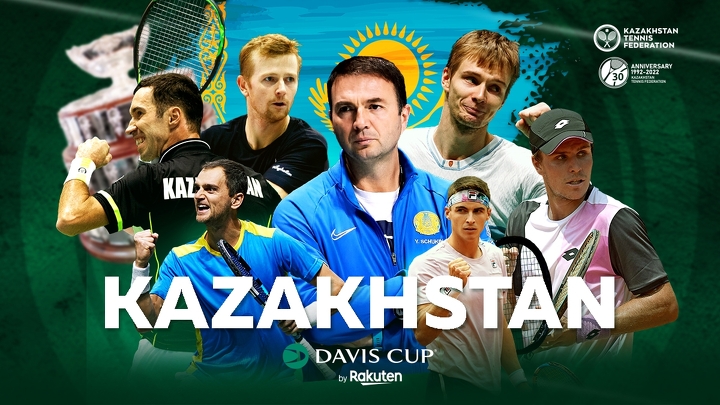 Мужская сборная Казахстана по теннису – участница Кубка Дэвиса-2022