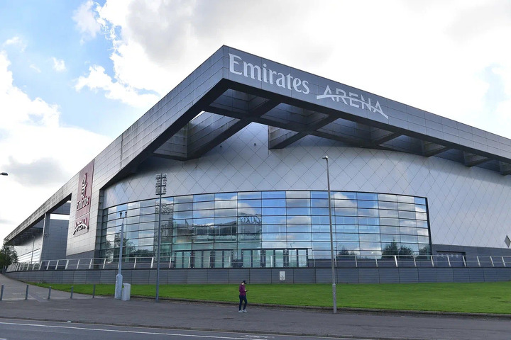 Emirates Arena в Глазго, на котором пройдёт 2022 Billie Jean King Cup by Gainbridge Finals