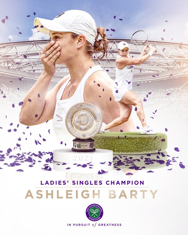 Австралийка Эшли Барти – победительница Уимблдонского турнира-2021 в женском одиночном разряде