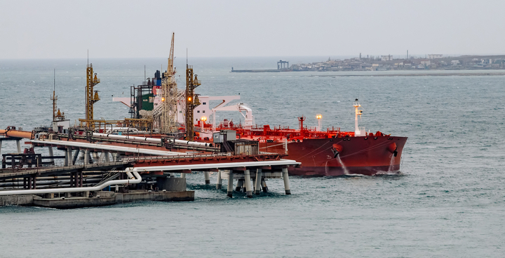 Новороссийскідегі мұнай танкері