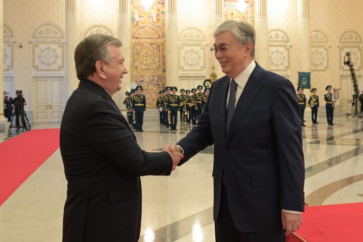 Шавкат Мирзиёев и Касым-Жомарт Токаев