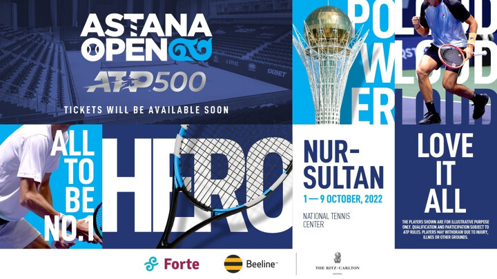 Один из рекламных постеров ATP 500 Astana Open