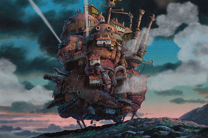 Ходячий замок (2004). Режиссёр - Хаяо Миядзаки, художники - Ёдзи Такэсигэ, Нобору Ёсида