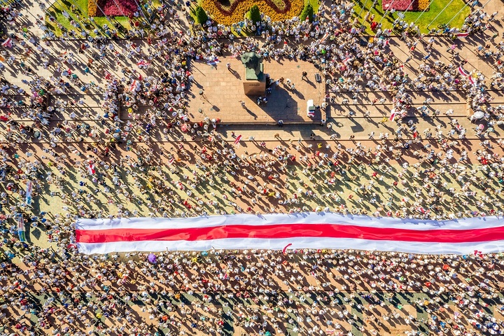 Grodno, Belarus August 16, 2020 Grodno, Belarus August 16, 2020