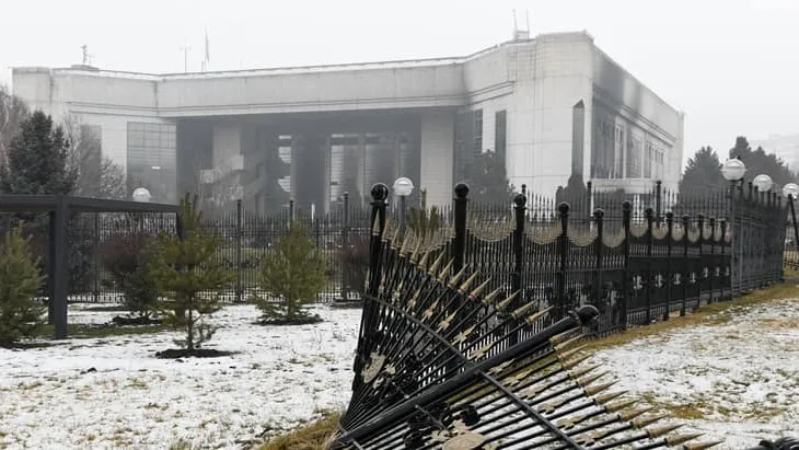 Резиденция президента в Алматы после январских событий 2022 года