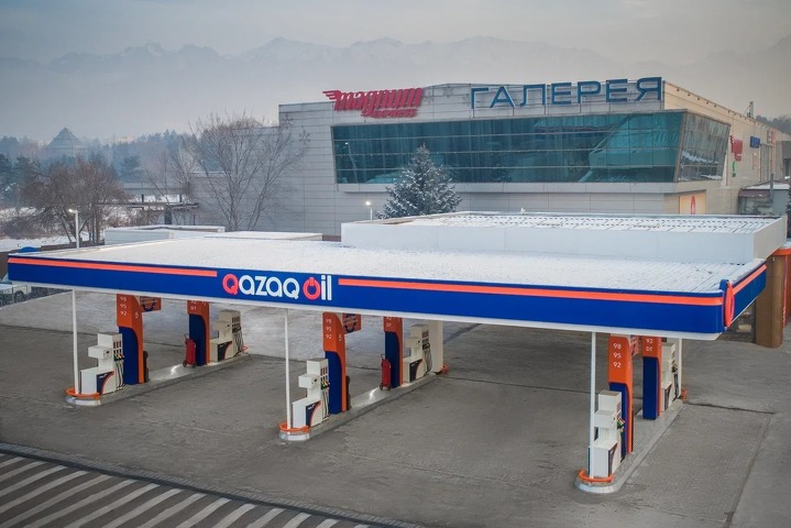 Одна из первых полностью обновленных заправок Qazaq Oil