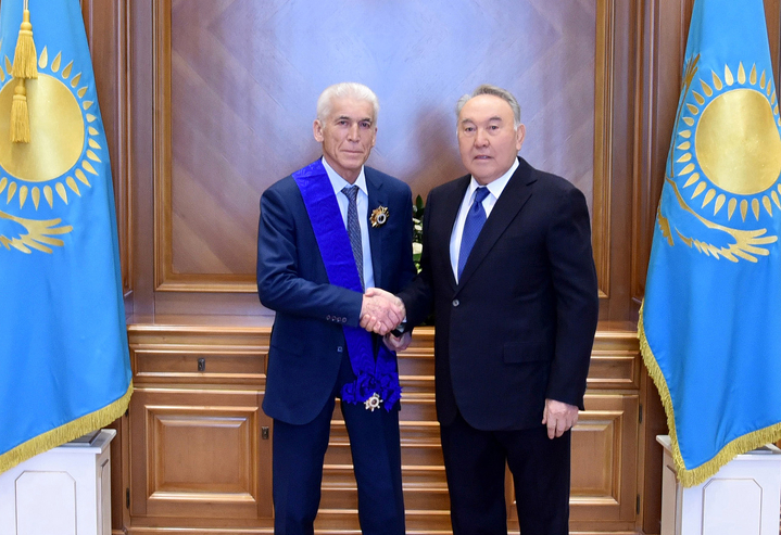 Рашит Сарсенов и Нурсултан Назарбаев Рашит Сарсенов и Нурсултан Назарбаев