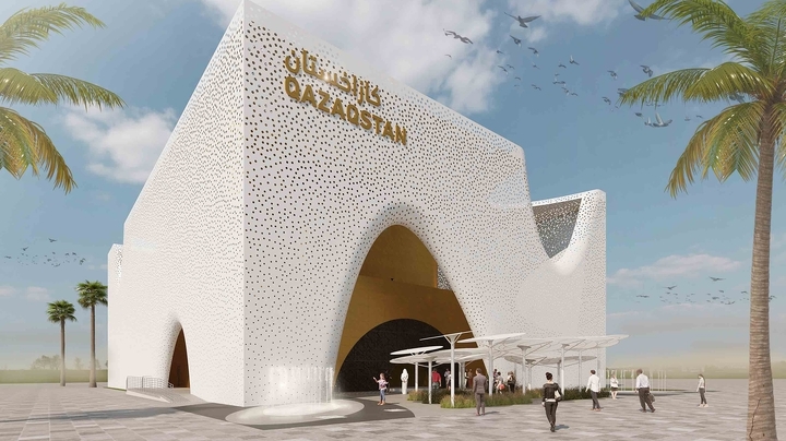 Проект трехэтажного павильона «Kazakhstan Expo 2020» в Дубае 