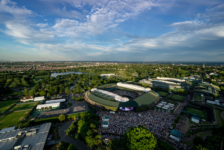 Общий вид Wimbledon Park, где базируется Всеанглийский лаун-теннисный и крокетный клуб