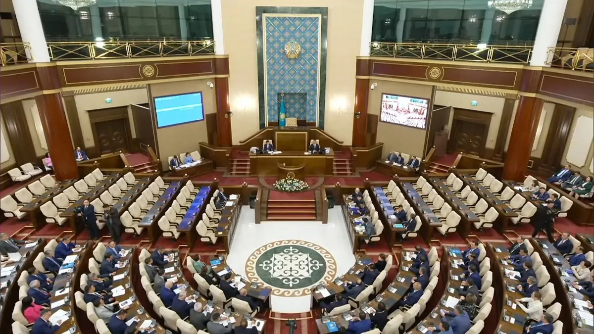 Совместное заседания палат парламента РК заседание палат парламента РК мажилис сенат закон о судебной системе