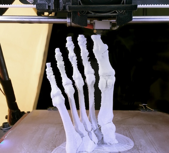 Foot Bones Printing