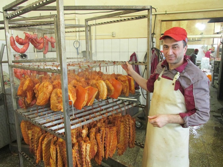 Цех копчения