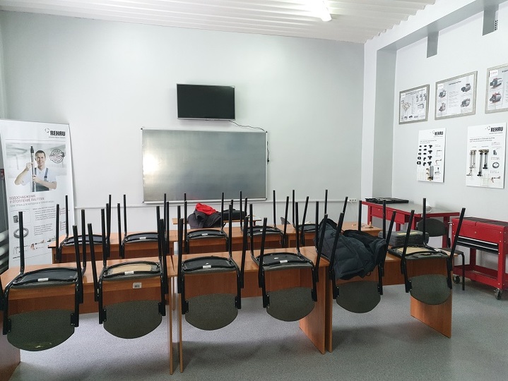 Сантехнический класс в политехническом колледже Нур-Султана