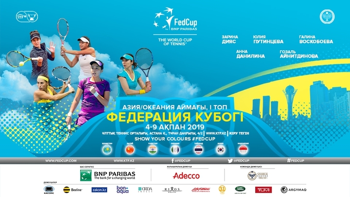 Постер квалификационного турнира Группы I Fed Cup в зоне Азии и Океании
