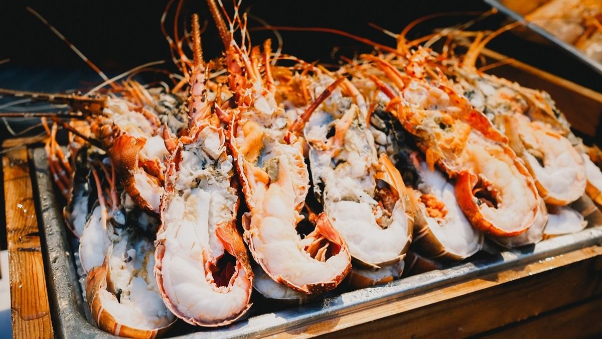 Лобстеры в Royal Muang Samui Лобстеры в Royal Muang Samui