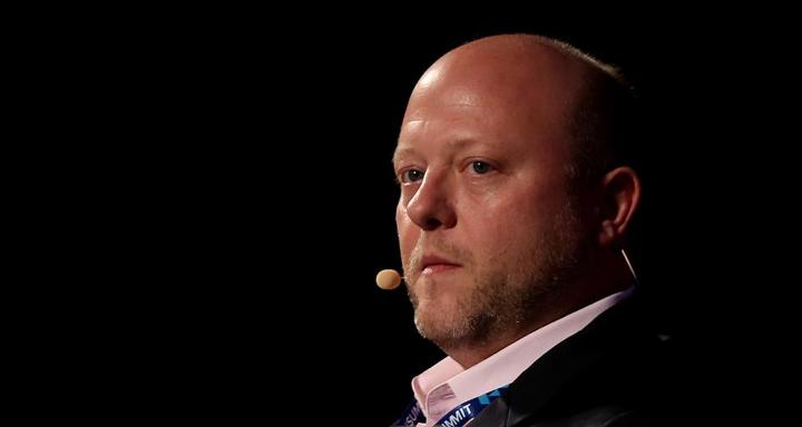 Jeremy Allaire of financial start up 'Ciricle' speaking at the Dublin web summit held at the RDS in Dublin