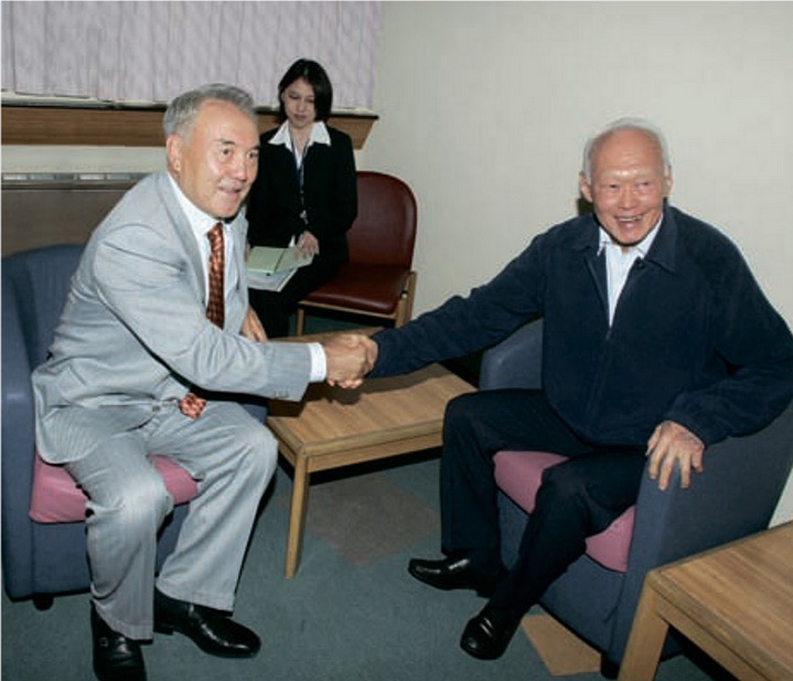 Нурсултан Назарбаев и Ли Куан Ю