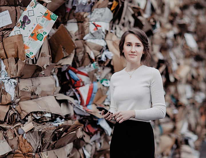 Виктория Горобцова — генеральный директор Kagazy Recycling