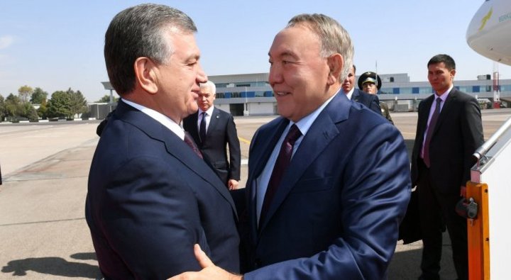 Шавкат Мирзиёев и Нурсултан Назарбаев