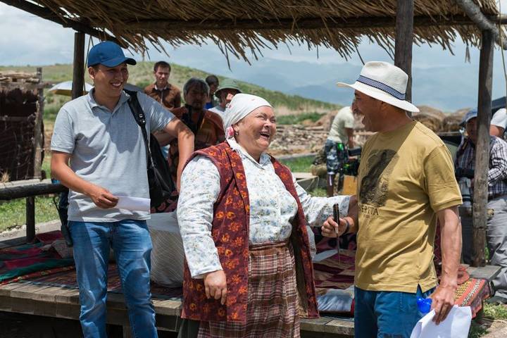 Нина Усатова и Ермек Турсунов