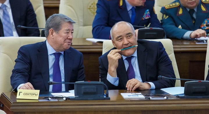 Ахметжан Есимов и Умирзак Шукеев