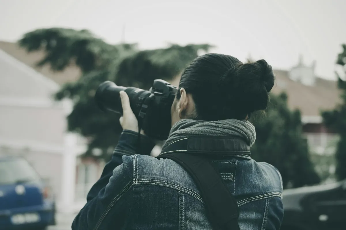 Журналист за работой репортер фотокорр 